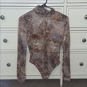 💖 PLT Leopard Peint Bodysuit